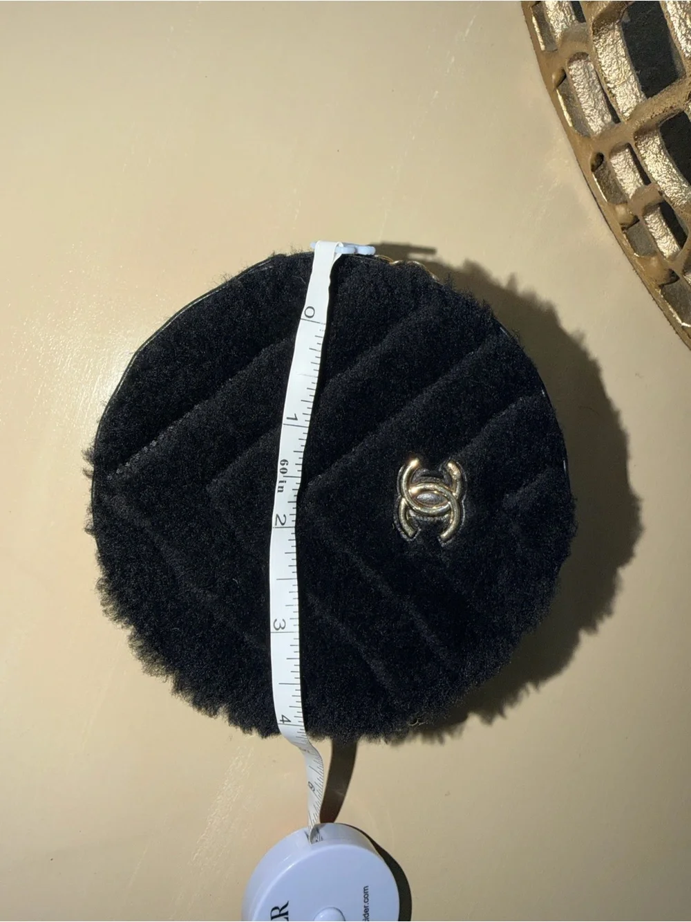 Chanel Round Shearling Clutch With Chain Crossbody Bag Black | 🔥✨